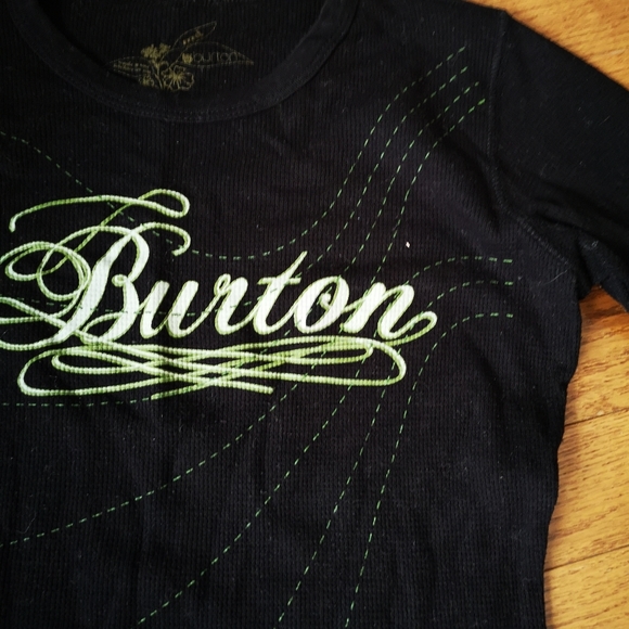 Burton Base Layer Top Black - Picture 2 of 6
